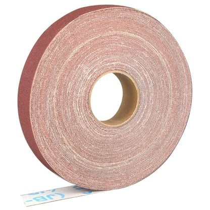 Emery Cloth Roll 180 Grit, 1 Inch x 82 Feet Heavy Duty Sandpaper - size: 25 meters, style: 180 Grit