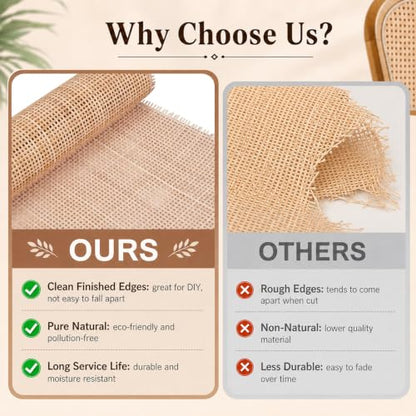 Reaeng Rattan Repair Kit for Chair Caning, Complete Furniture Restoration Kit with 15.7 x 39.4 Inch Cane Webbing Roll, Spline, 2 Caning Chisels and 8 Wooden Wedges - color: Style B