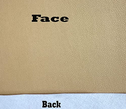 Mybecca Faux Leather Fabric Calf Champion Camel (1 Yard -3ft x 4.5ft) - color: Camel