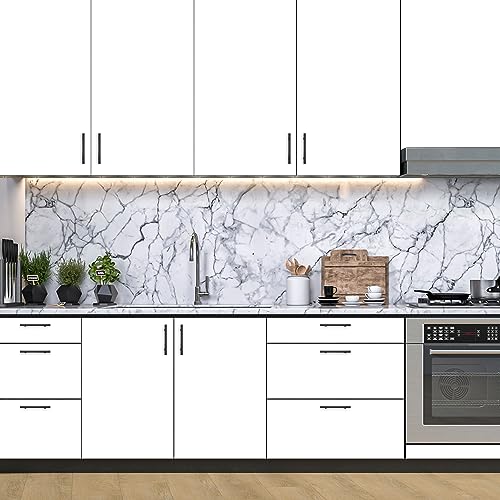 30 Pack Black Cabinet Handles, 3.75" Hole Center Curved Cabinet Pulls - color: Black, size: 3.75" Hole Center