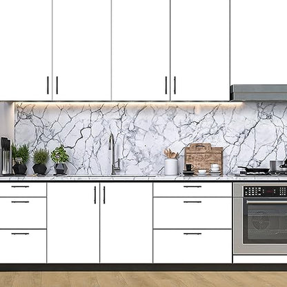 30 Pack Black Cabinet Handles, 3.75" Hole Center Curved Cabinet Pulls - color: Black, size: 3.75" Hole Center