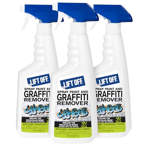 Lift Off Spray Paint & Graffiti Remover, 22 fl oz, 41101 (Pack of 3) - size: 22 Fl Oz (Pack of 3)