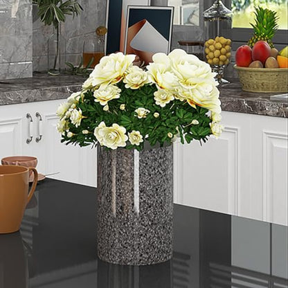 Livelynine 24 X 394 Kitchen Contact Paper Countertop Vinyl Wrap Waterproof Peel and Stick Countertops Self Adhesive Dark Granite Counter Covers Renter Friendly Wallpaper Bathroom Table Top Makeover - size: 24" x 394"