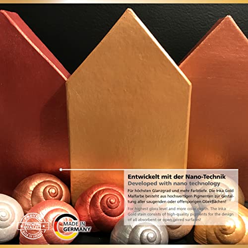 Viva Decor Inka Gold Premium Gilding Wax (903 Copper, 1,41 oz) metallic acrylic paint - craft paint set - effect paints - craft paints acrylic sets - apply, polish - done! - Made In Germany - color: Copper