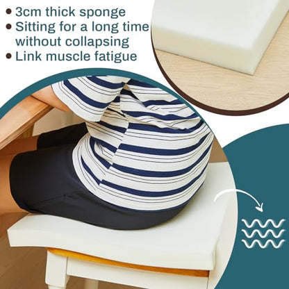 Frienda 6 Pack 1 x 24 x 24 High Density Foam Cushion 2.2 Density, 50 Ild - size: 1" X 24" X 24"