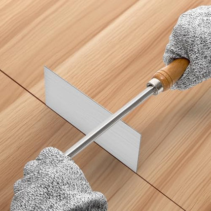 ZAVOOS 7 Pack Cabinet Scraper Burnisher Set, Multi-shaped Card Scrapers