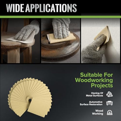 1/4 Sheet Sandpaper 4.5 x 5.5 Inch Palm Sander Paper 30PCS 120 Grit Sanding Sheets for Palm Sanders Sand Paper for Woodworking,Automotive,Metal - style: 120grit