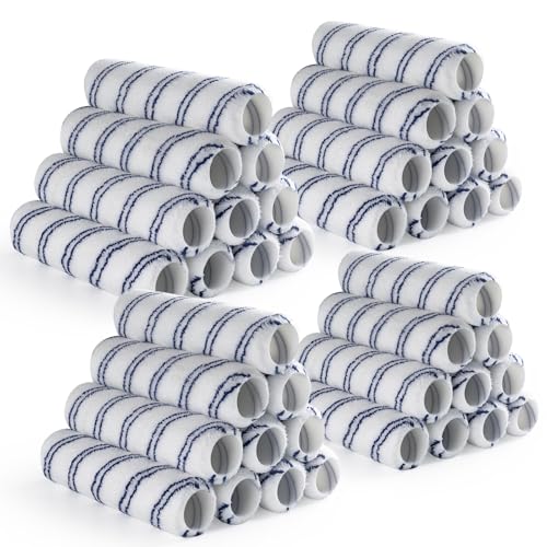 9 Inch Microfiber Paint Roller Covers, 3/8 Nap, 40 Pack - size: 9 Inch Paint Roller Kit, 40 Pack