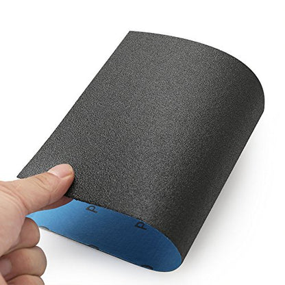LotFancy 120 Grit Sandpaper, 45PCS, 9 x 3.6 Dry Wet Sand Paper, Silicon Carbide Sanding Sheet for Metal Automotive Wood Furniture Sanding, Polishing, Finishing - size: 120Grit