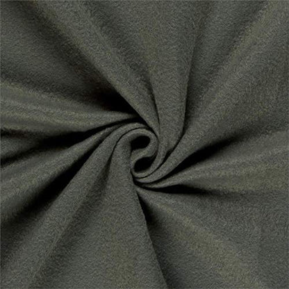 Polar Fleece Solid Dark Grey, Fabric by the Yard - color: Dark Grey
