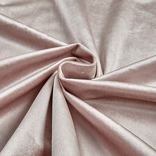 Royal Velvet Blush, Fabric by the Yard - color: Blush