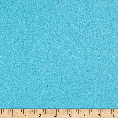 Polar Fleece Solid Turquoise, Cut by the Yard - color: Turquoise