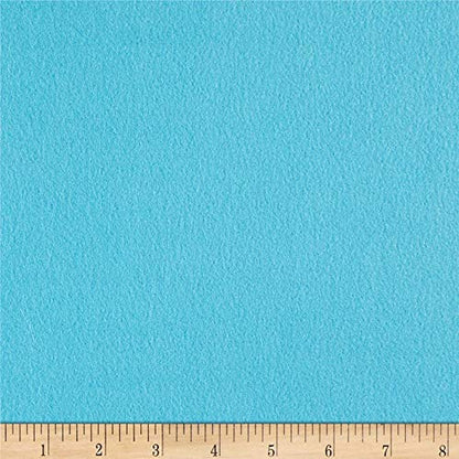 Polar Fleece Solid Turquoise, Cut by the Yard - color: Turquoise