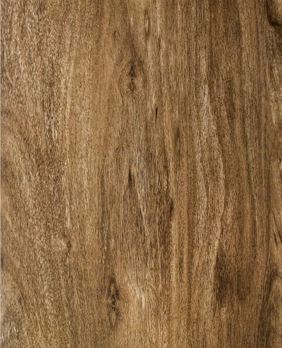 Erfoni Wood Contact Paper Faux Wood Peel and Stick Wallpaper 17.7in x 118in - color: Brown Wood, size: 17.7" x 118"