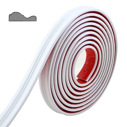 Flexible Wall Molding Trim & Chair Rail | Peel and Stick Self-Adhesive Panel Moulding | DIY Home Decor on The Cabinet Door Mirror Frame, 9.8ft x 1.3 in - size: 9.8 ft x 1.3 in
