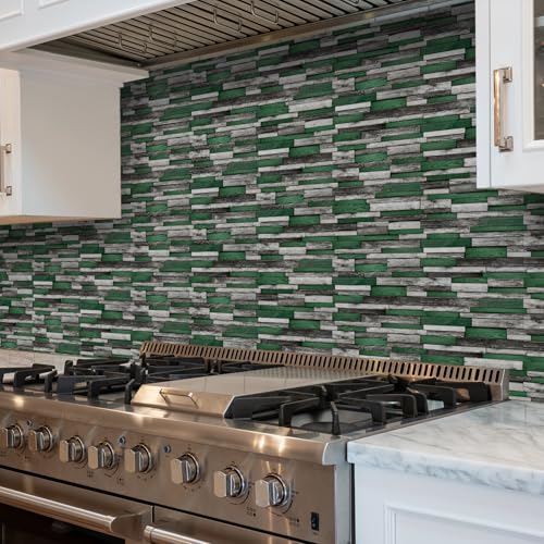 24pcs Peel and Stick Backsplash Tile Wall Stickers 9.68x4.72 inch - color: Hzw-xy-htp-106