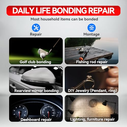Clear AB Epoxy Glue, 30-Min Waterproof Multipurpose Repair Adhesive 1.76oz