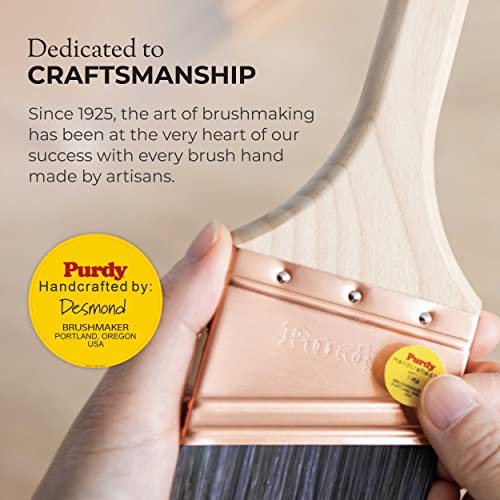 Purdy 144080210 Nylox Series Dale Angular Trim Paint Brush, 1 inch