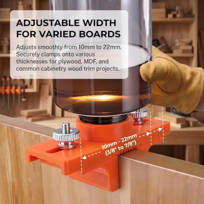 Edge Banding Glue Tool for Wood Trim, 10-22mm Adjustable Width Roller (B) - size: Edge-Banding Glue Applicator