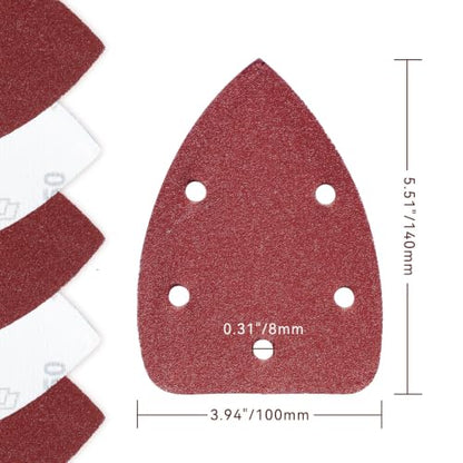 60 Pcs 2000 Grit Mouse Sandpaper, Aluminum Oxide Mouse Sanding Pads - size: 2000 Grit
