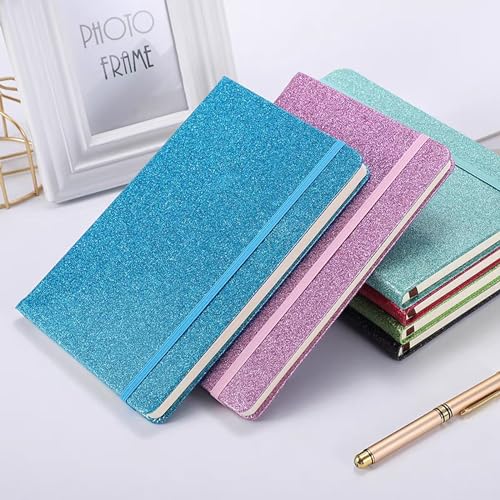 18 Pieces Glitter Faux Leather Sheets, 8×12 inch - color: Glitter-rainbow