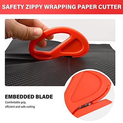 Gomake Vinyl Wrap Tool Kit Car Window Tint Installation Tools Wrapping Kit - color: Red