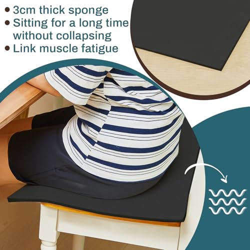 Frienda 1 Pack 118" x 60" x 0.2" Upholstery High Density Craft Foam, Black - color: Black, size: 118" X 60" X 0.2"