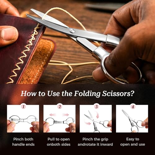 LIBLAIN Mini Sewing Kit with Big Eye Steel Needles for Adults and Beginners - size: 2 Pack