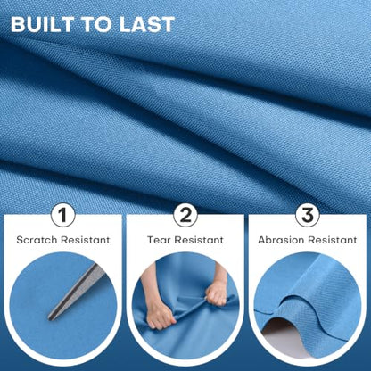 Waterproof Upholstery Fabric by the Yard 600D Oxford, Sky Blue - color: Sky Blue, size: 1 Yard 36" x 58"