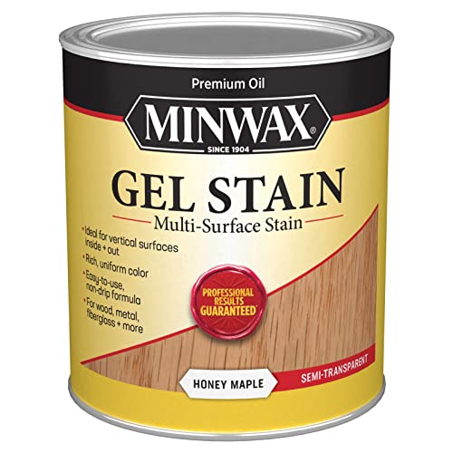 Minwax 66040000 Gel Stain, Honey Maple, 1 Quart - color: Honey Maple, size: Quart