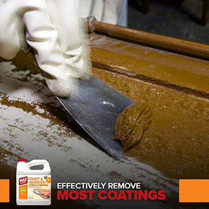 Max Strip Citrus Paint Stripper Gel, Safe Wood & Metal Stripper, 1 Qt - size: 32 Fl Oz (Pack Of 1)