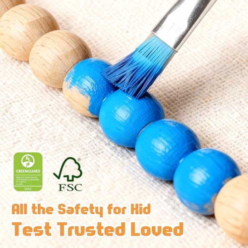 Half Bead Wood Decorative Trim Molding 15pcs- 17 Inch Unfinished 3D Decorative DIY Drawer Front Cabinet Trim for Home, Wall, Shelf, Window, Door Decor (11mm)