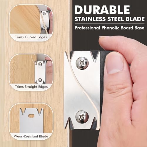 NECAMOCU 4PCS Edge Banding Trimmer Replacement Blades - size: 4PCS Blades