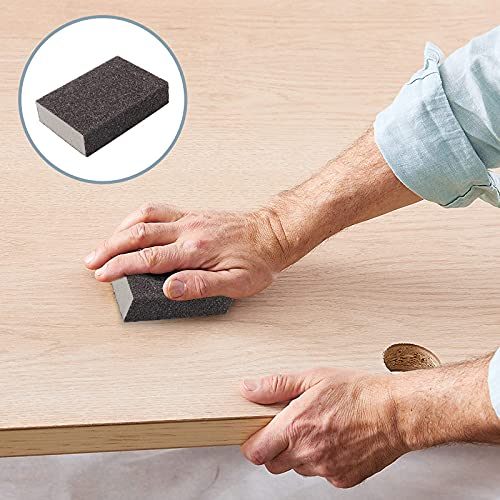 12Pcs 36 Grit Coarse Sanding Block - size: 36 Grit(Coarse)