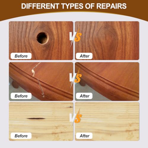 Wood Furniture Repair Kit, 12 Colors Wood Touch Up Paint