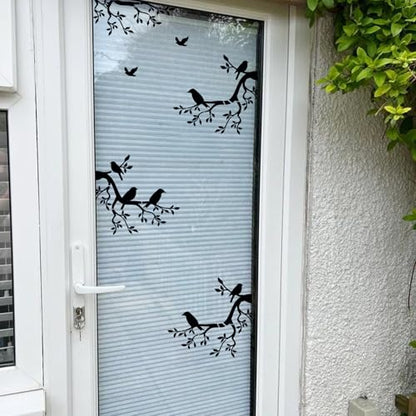 Tree Leaf Vine Stencils for Painting on Wood Large Bird Branches Stencils