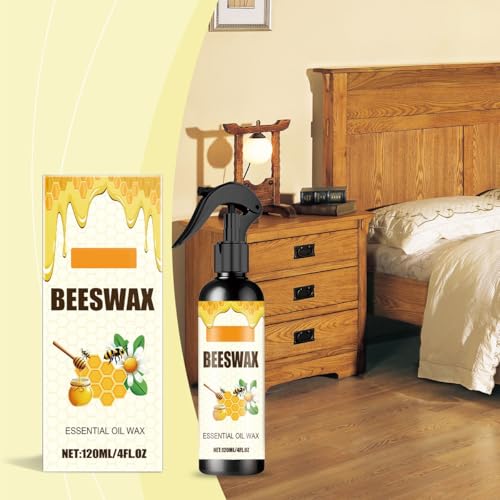 Beeswax Spray Furniture Polish,Natural Beeswax Care Spray & Restorer,(2PCS)