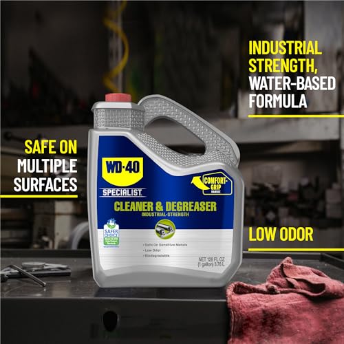 WD-40 Specialist Cleaner & Degreaser, Multi-Surface Cleaning Solution, One Gallon, 4-Pack - size: 128 Fl Oz (Pack of 4)