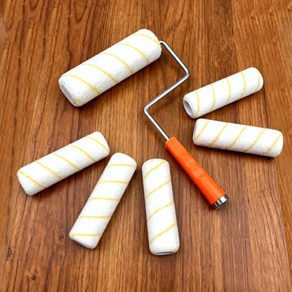 King Origin Paint Roller Kit with Extension Pole (4 ft), 10 PCS - color: 7" Rollers, 10-Pack