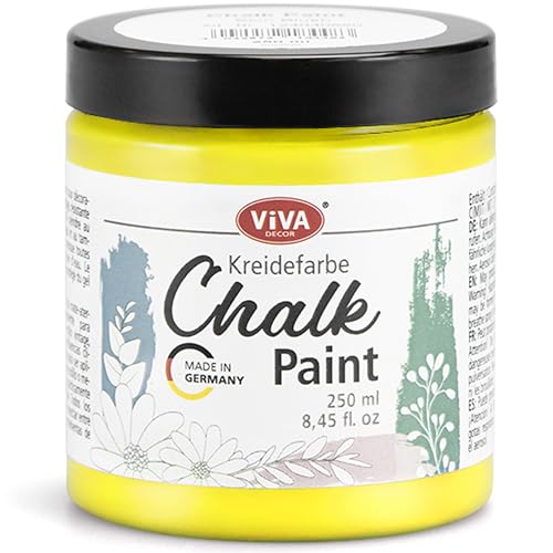 Viva Decor Chalk Paint (Spring Queen) 8.45oz - Featuring a Chalky & Matte Finish, this paint is perfect for crafting Shabby Chic & Vintage looks on wood furniture and decor pieces - color: Spring Queen