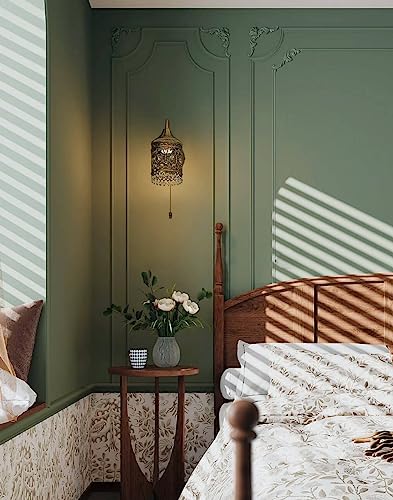 Dimoon 78.7''x17.7'' Green Peel and Stick Wallpaper Contact Paper Modern Self Adhesive Wall Paper Removable Renter Friendly Textured Solid Color Shelf Cabinet Vinyl Roll (78.7''x17.7'',Dark Green) - color: Dark Green, size: 17.7" x 78.7"