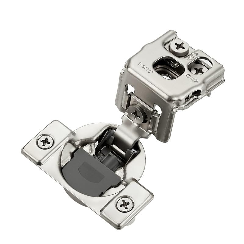 HOME EDIT 5 Pair 1-5/16 Inch Overlay Soft Close Cabinet Hinges Door Hinges - size: 1-5/16 inch Overlay