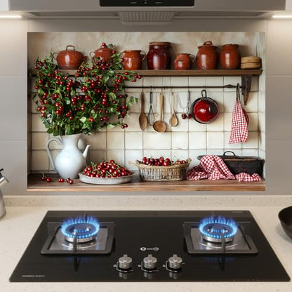 Nuxovilar Kitchen Backsplash Peel and Stick Wallpaper,17.72"x27.56" - color: A-Farmhouse Styles