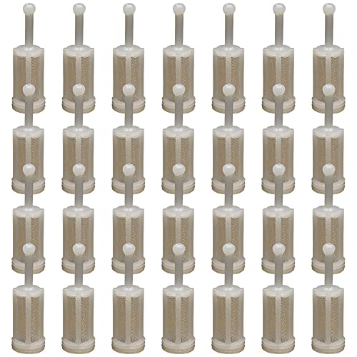 BOWD 28 Pcs HVLP Spray Gun Filter Auto Paint Spray Gun Filter Cleaner Disposable paint filter strainer Fine Mesh Universal Size Fits Most HVLP Gravity Feed Spray Gun
