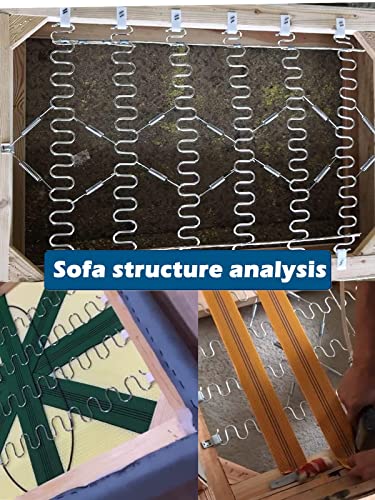Kaupuar 27" Sofa Upholstery Spring Replacement Kit for Couch Support Recliner Parts Chair Glider Rocker Furniture fix Sagging seat Repair (27 inch 4pcs) - size: 27 inch 4 pieces