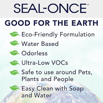 Seal-Once Color Sample - Pre-Mixed Wood Paint for Furniture - Mahogany Liquid Wood Stain in a 4-Ounce Bottle - color: Mahogany