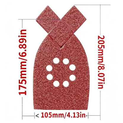 30pcs 40 Grit Sanding Pads Large Mouse Detail Sander Sandpaper 8 Holes Hook and Loop Mouse Sander Pads for Black and Decker KA220G KA230 Mega Mouse Cyclon Sandstorm Craftsman Sanding Sheets - style: 30pcs 40 Grit