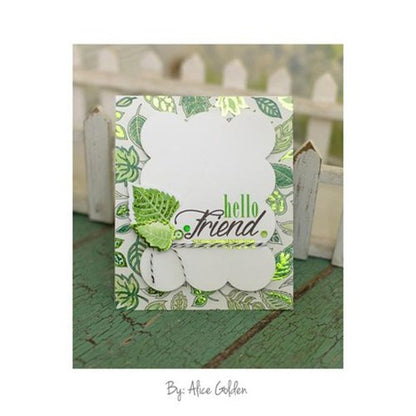iCraft Deco Foil, 5 Transfer Sheets, 6" x 12", Spring Green - color: Spring Green, size: 6in X 12in