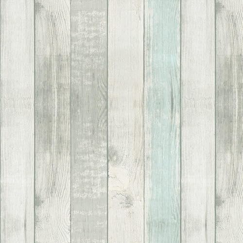 Self Adhesive Rustic Blue Wood Shiplap Contact Paper Shelf Liner for Kitchen Cabinets Dresser Drawer Table Cupboard Walls Furniture Decal 17.7X196 Inches - size: 17.7"W x 196"L