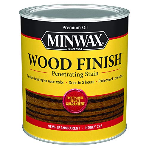 Minwax 700494444 Wood Finish, Honey, 1 Quart - color: Honey, size: 0.25 Gallon